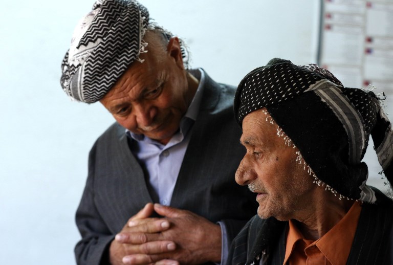 People in the Kurdistan Region and Iraq vote in the parliamentary elections across the country. (Photo: AFP)
